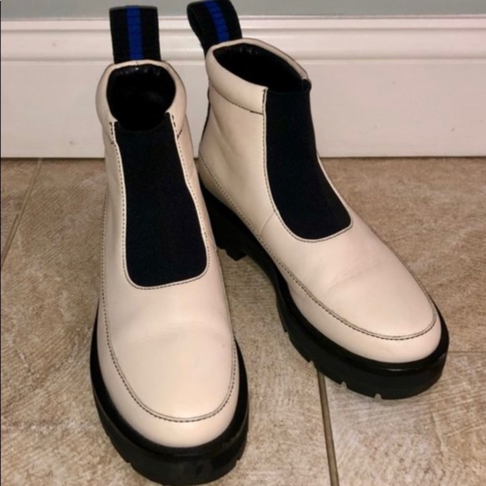 3.1 Phillip Lim White Leather Boots
